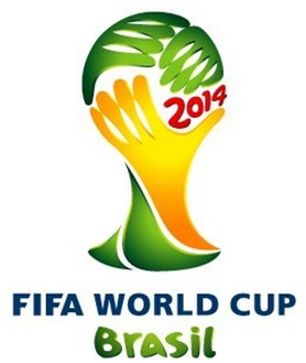 Emblème de la FIFA pour la coupe du monde de foot de 2014 au Brésil