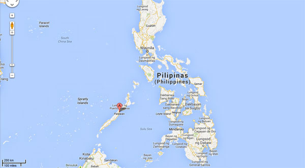 carte des philippines