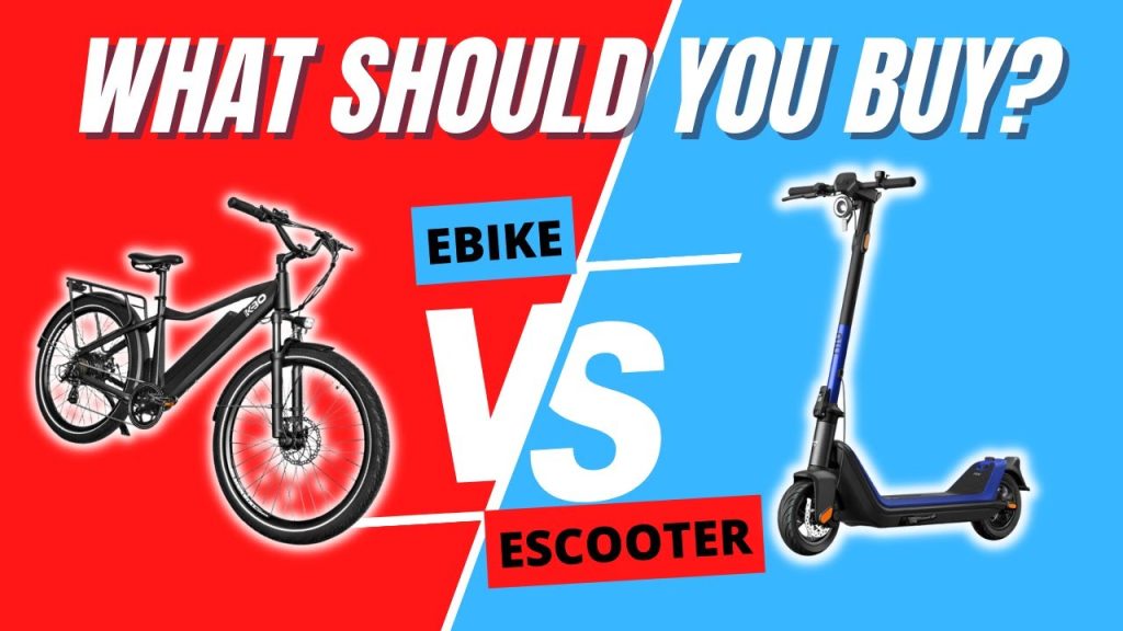 Match entre vélo et trottinette